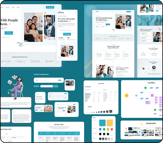 Insurio Insurance - UX UI Case Study